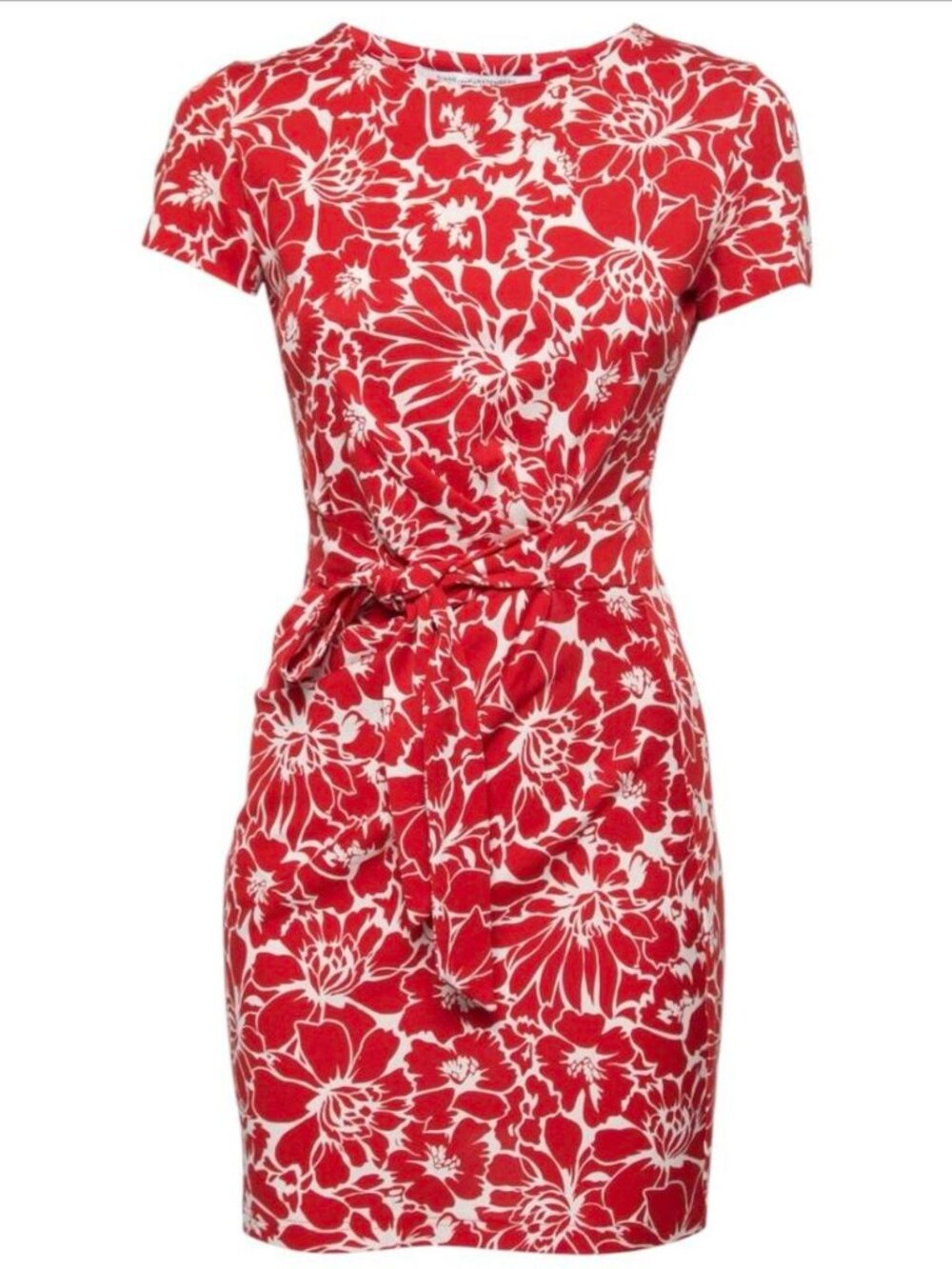 Diane von Furstenberg Women's‎ Red Floral Zoey Dress
